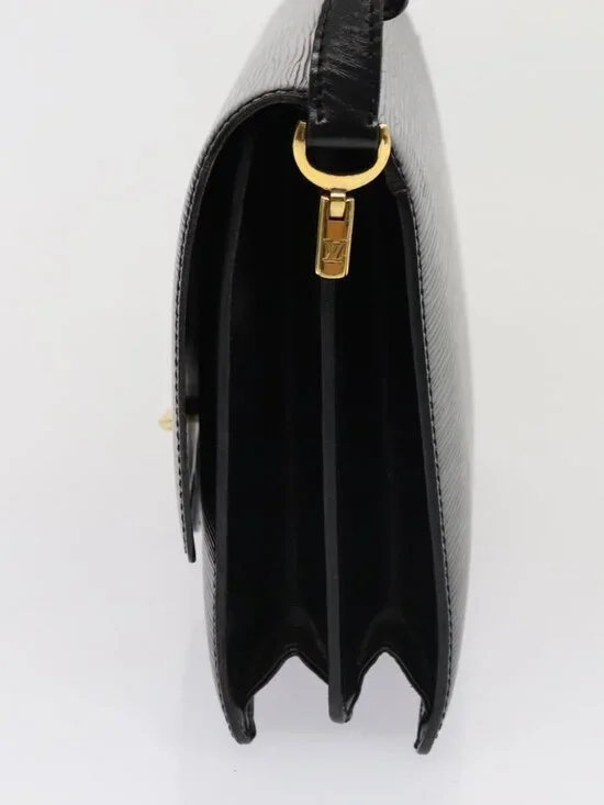 LOUIS VUITTON Epi Bicolor Free Run Shoulder Bag Black Blue M52415 LV Auth 79972 - Picture 4 of 16